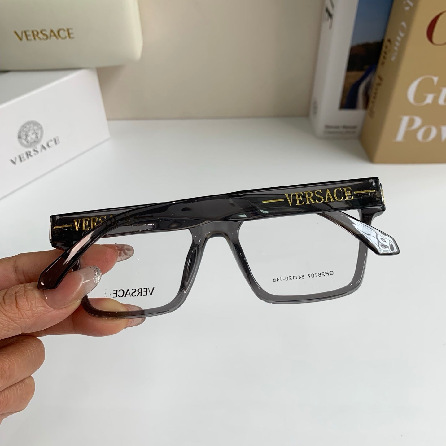 Versace Fashion Silver Lens Sunglasses for Men & Women - 466248 - detail image 6