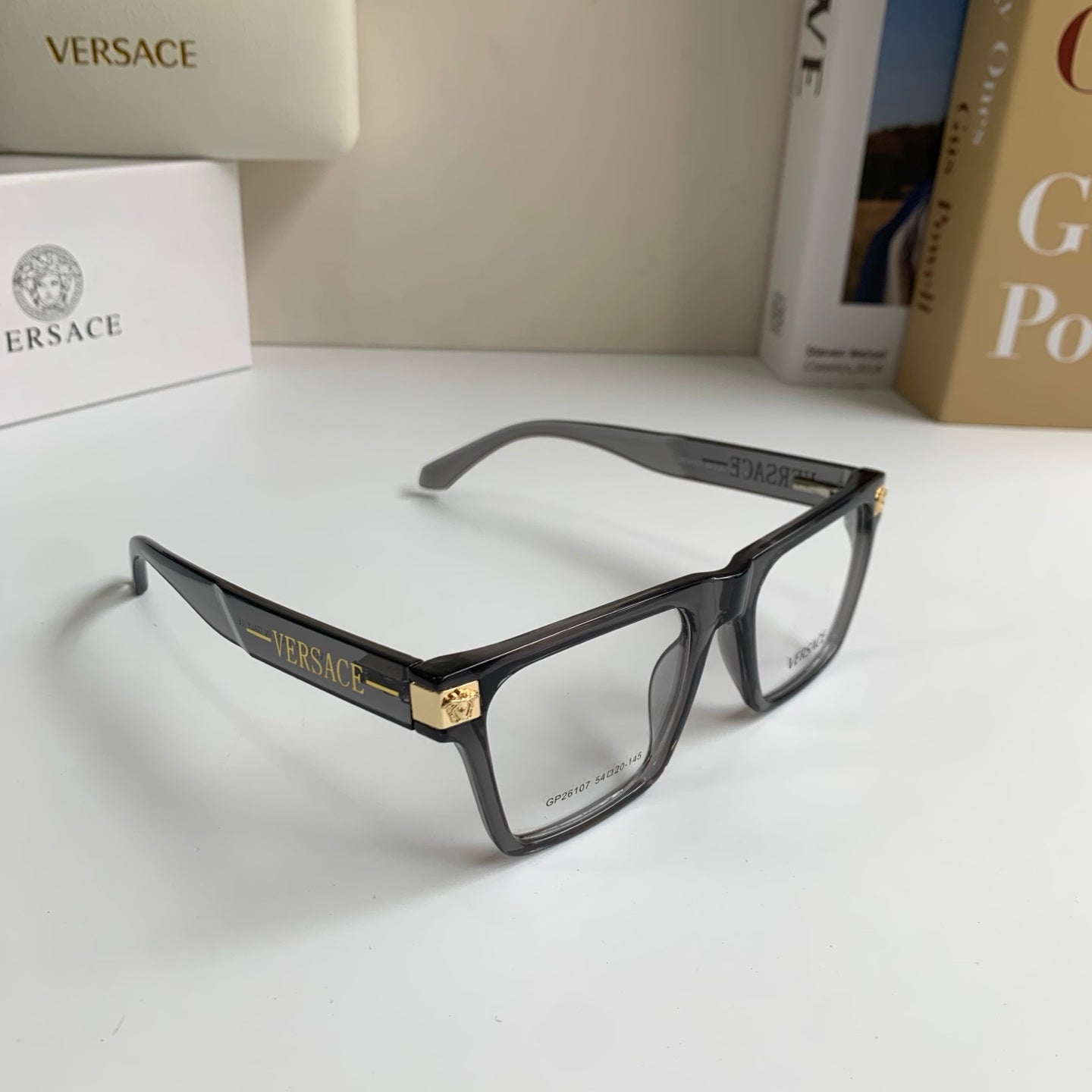 Versace Fashion Silver Lens Sunglasses for Men & Women - 466248