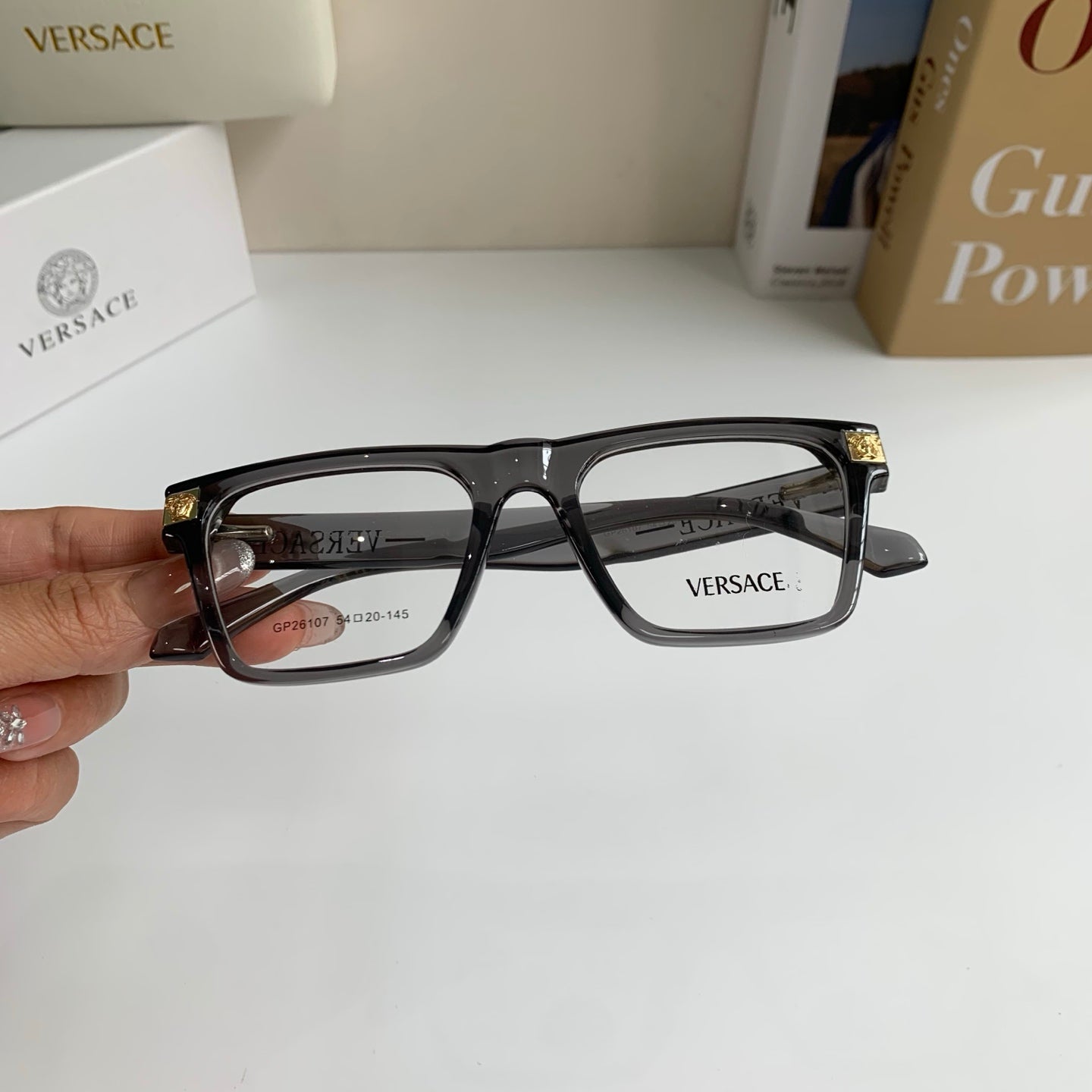 Versace Fashion Silver Lens Sunglasses for Men & Women - 466248 - detail image 3