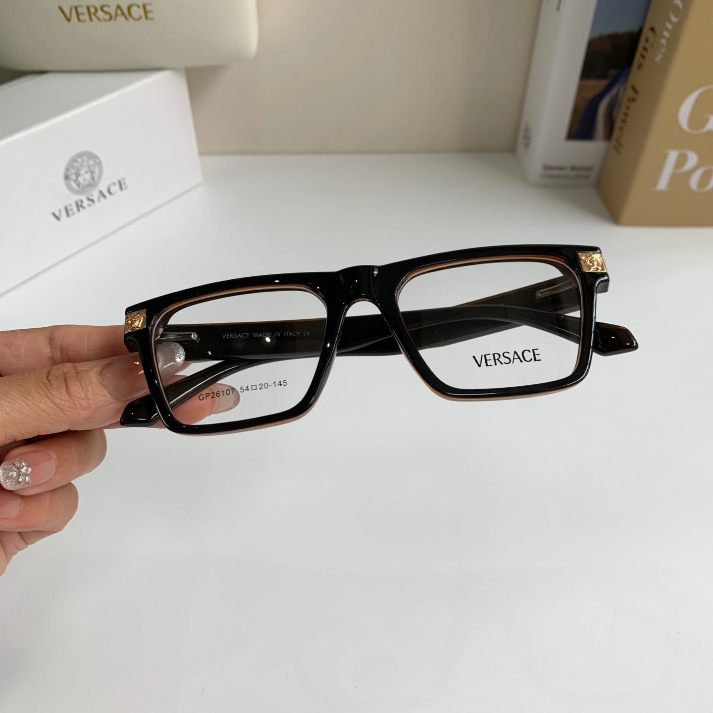 Versace Fashion Silver Lens Sunglasses for Men & Women - 383059 - detail image 4
