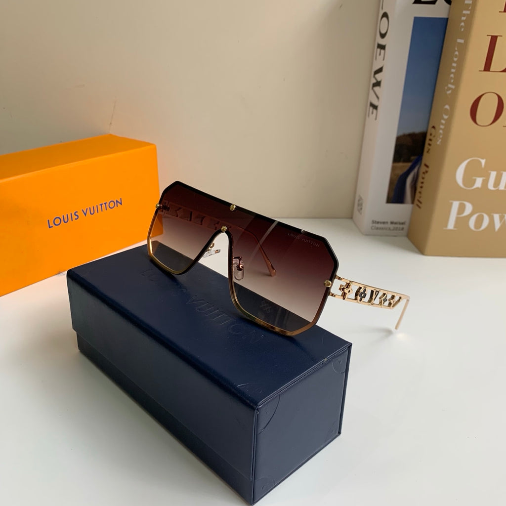 Louis Vuitton Square Red Lens Sunglasses for Men & Women - 381870 - detail image 4