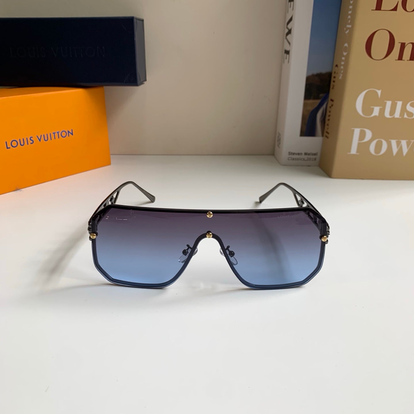Louis Vuitton Square Silver Lens Sunglasses for Men & Women - 381871 - detail image 5