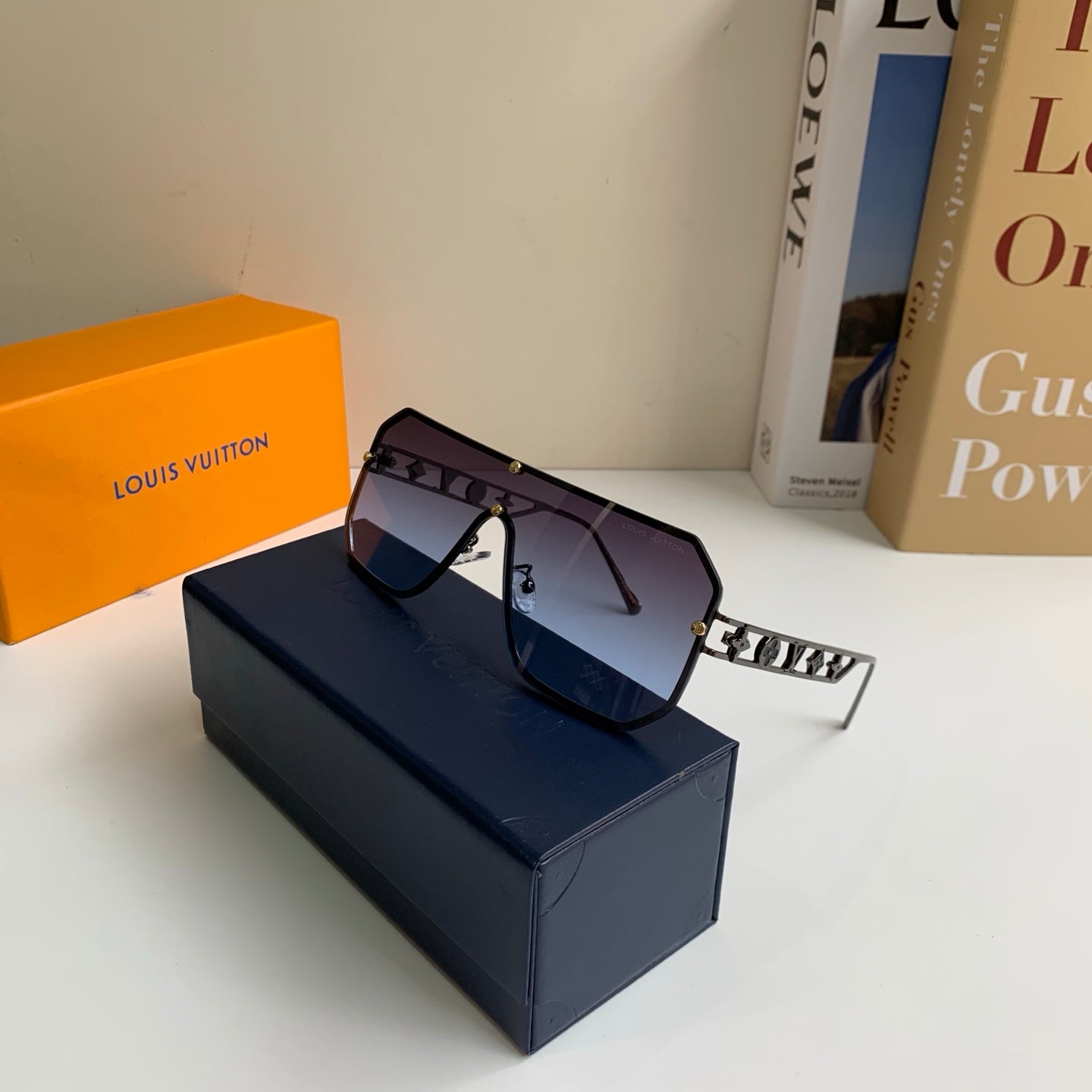 Louis Vuitton Square Silver Lens Sunglasses for Men & Women - 381871 - detail image 4