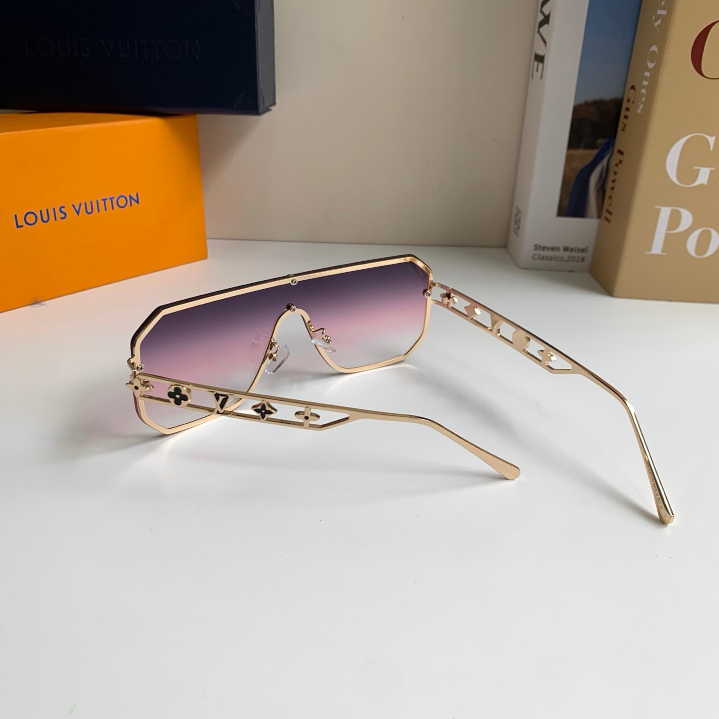 Louis Vuitton Square Silver Lens Sunglasses for Men & Women - 381872 - detail image 6