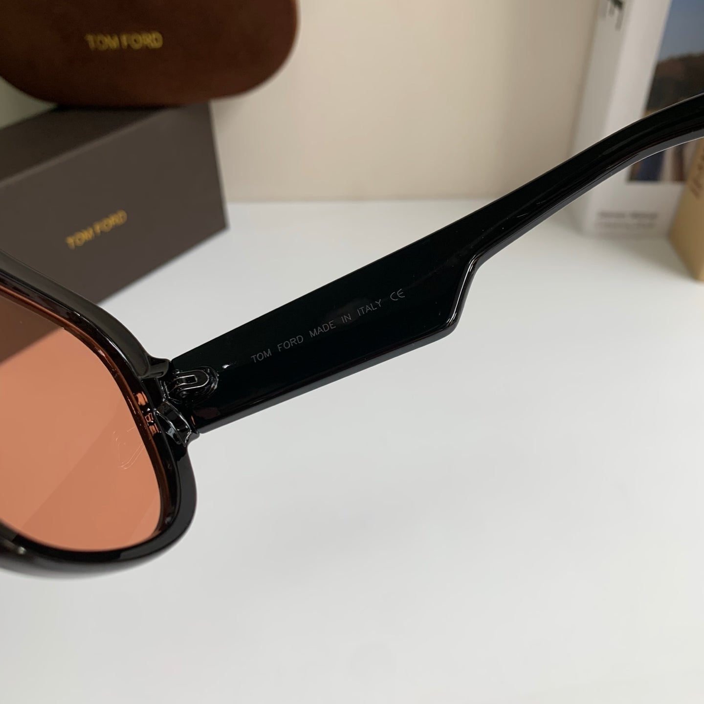 Tom Ford Fashion Gold Lens Sunglasses for Men & Women - 466311 - detail image 7