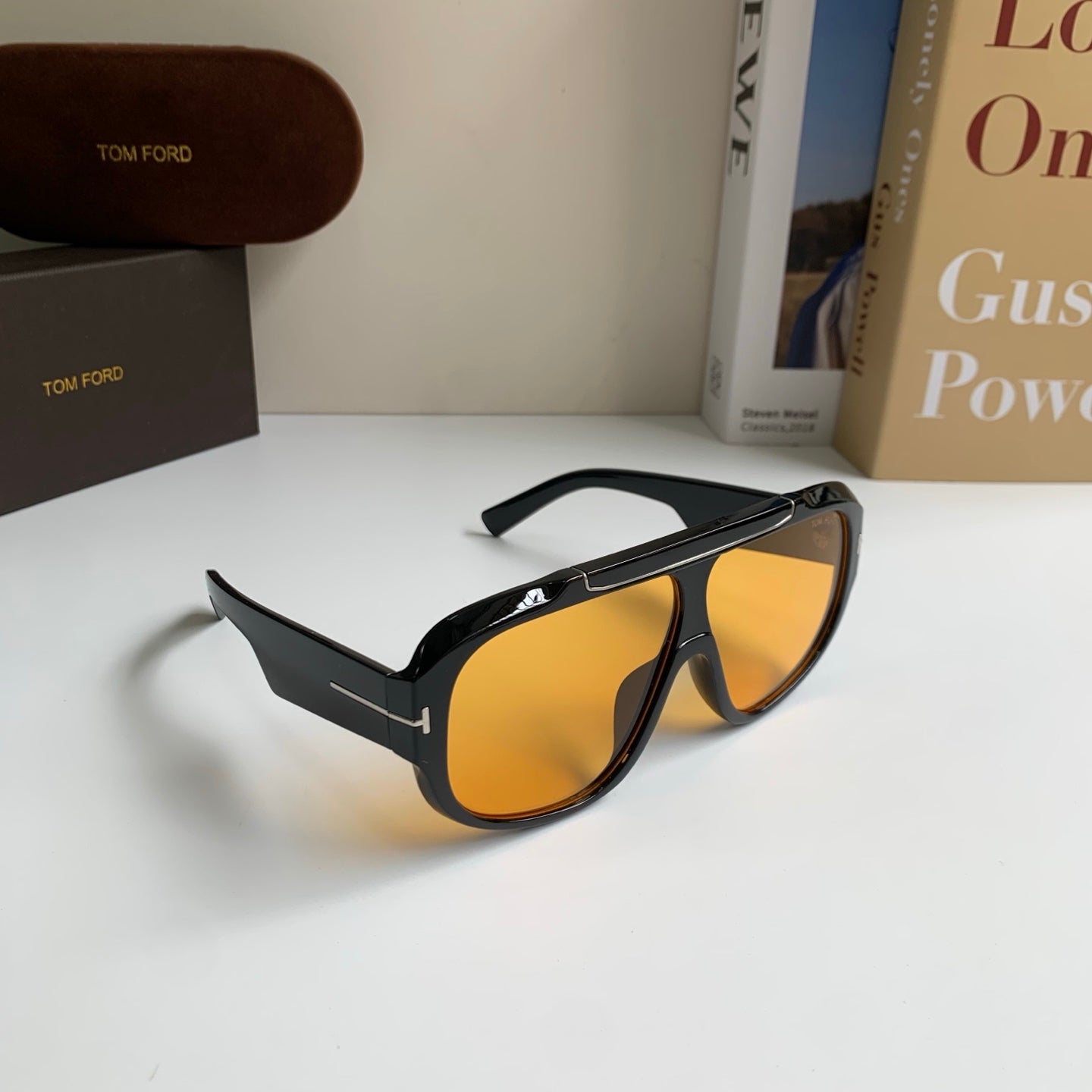 Tom Ford Fashion Orange Lens Sunglasses for Men & Women - 466312