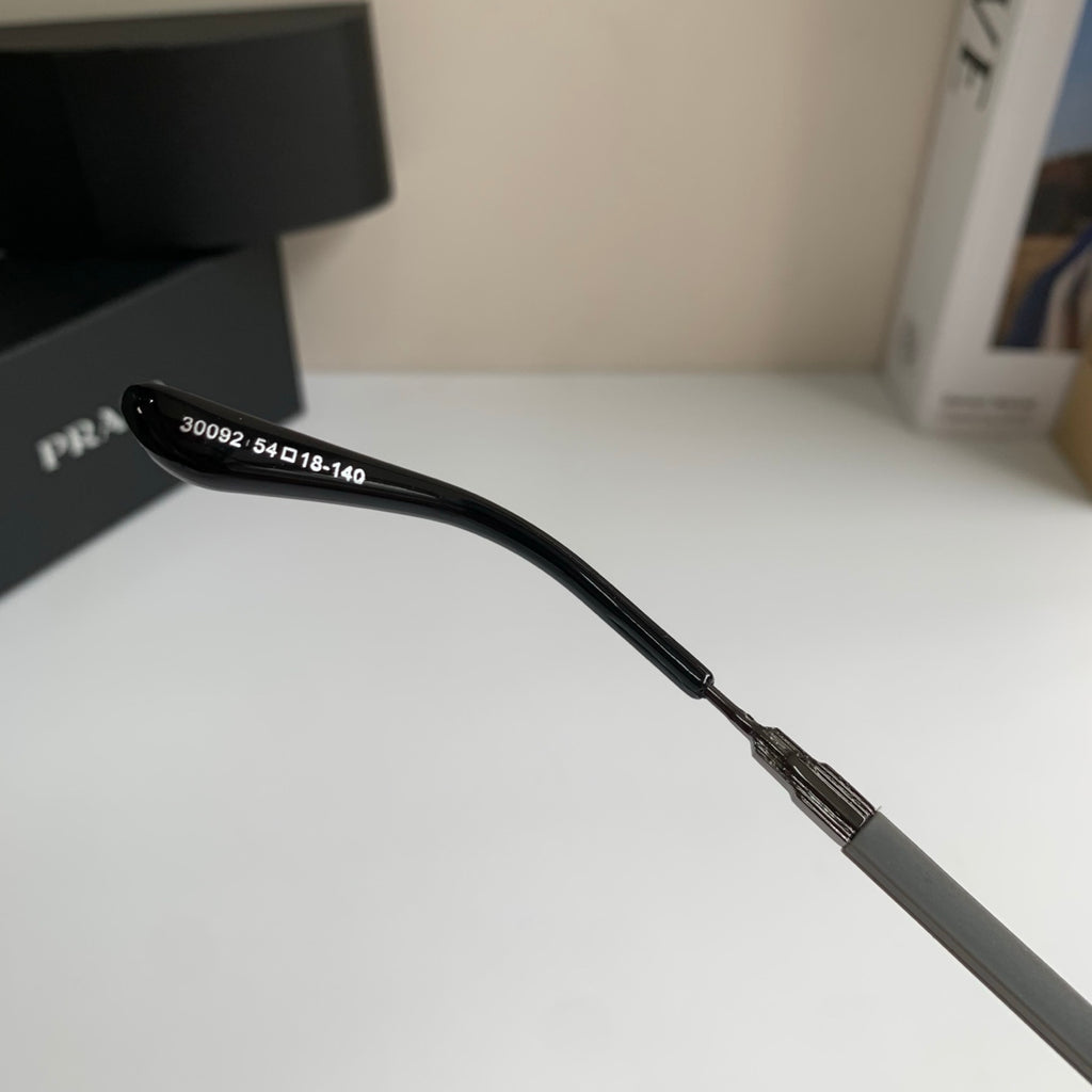 Prada Metal Fashion Silver Lens Sunglasses for Men & Women - 382587 - detail image 7