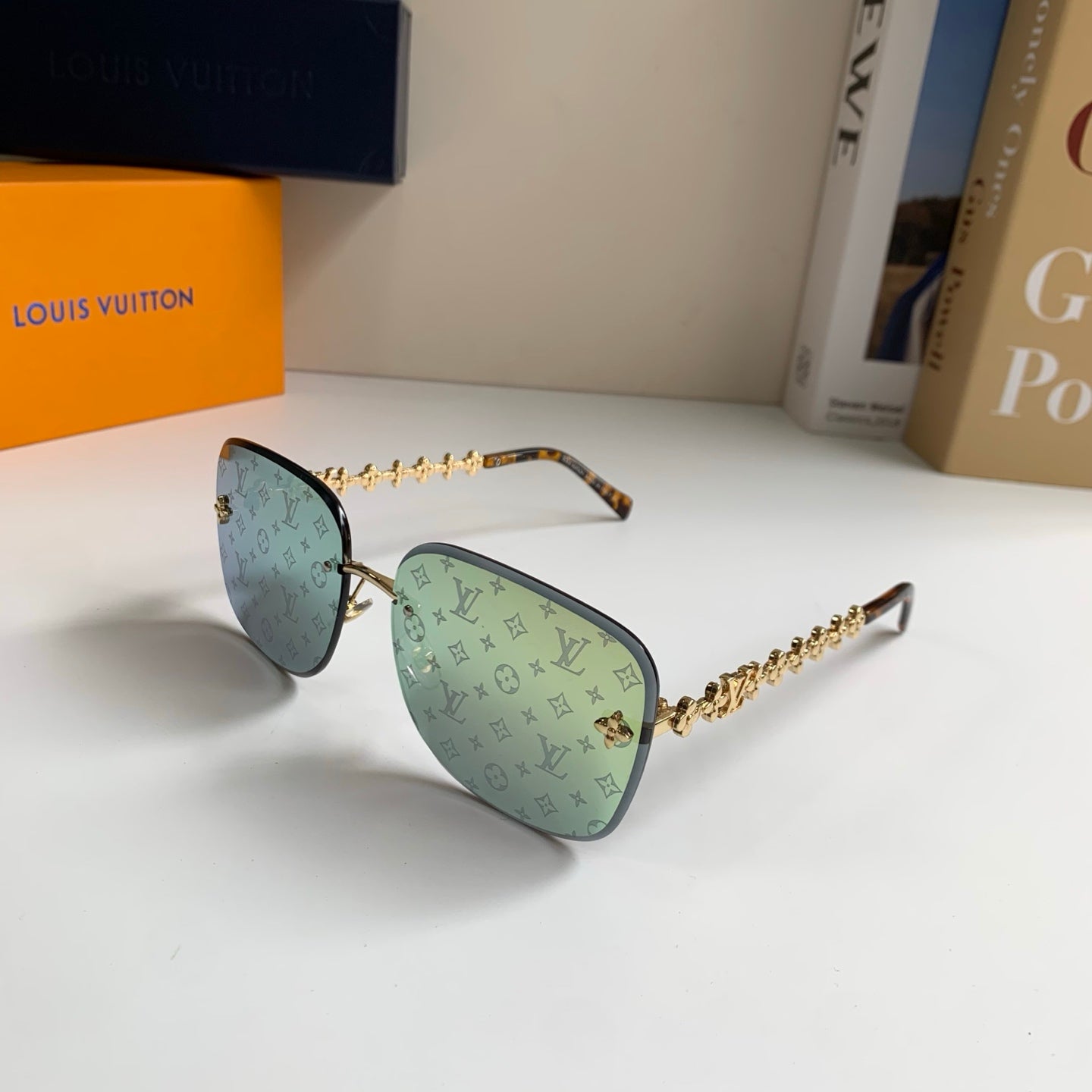 Louis Vuitton Square Silver Lens Sunglasses for Men & Women - 381755 - detail image 2