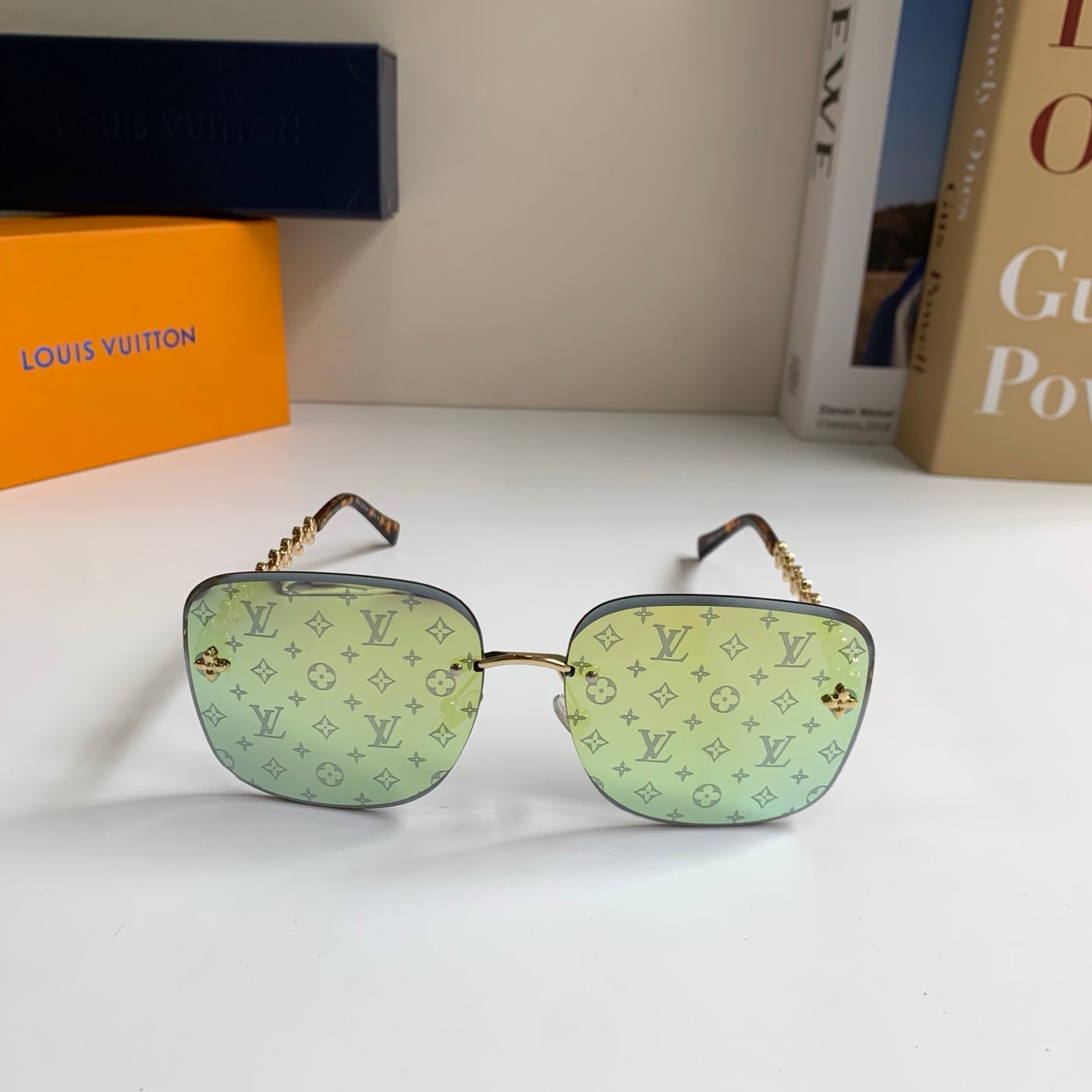 Louis Vuitton Square Silver Lens Sunglasses for Men & Women - 381755 - detail image 3