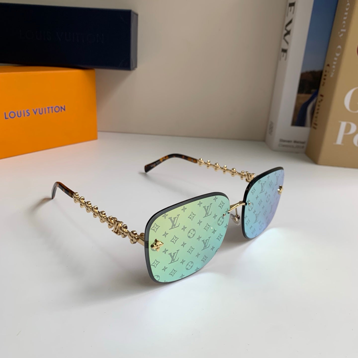 Louis Vuitton Square Silver Lens Sunglasses for Men & Women - 381755