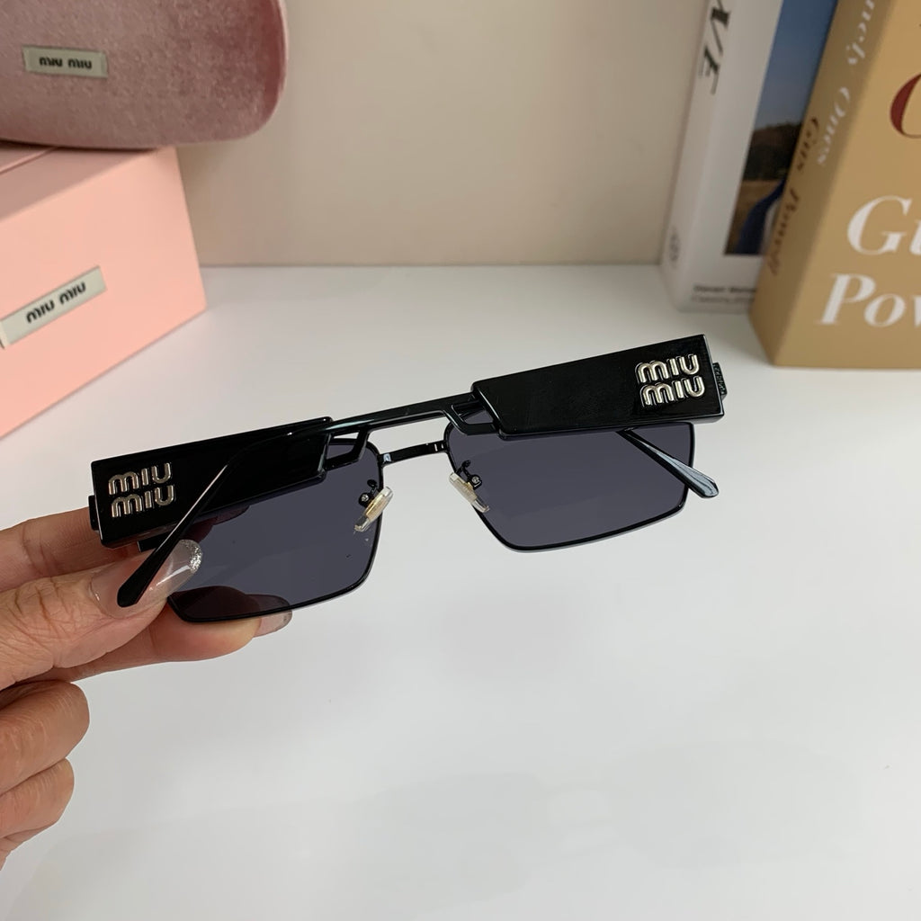 Miu Miu Metal Square Silver Lens Sunglasses for Men & Women - 466125 - detail image 8