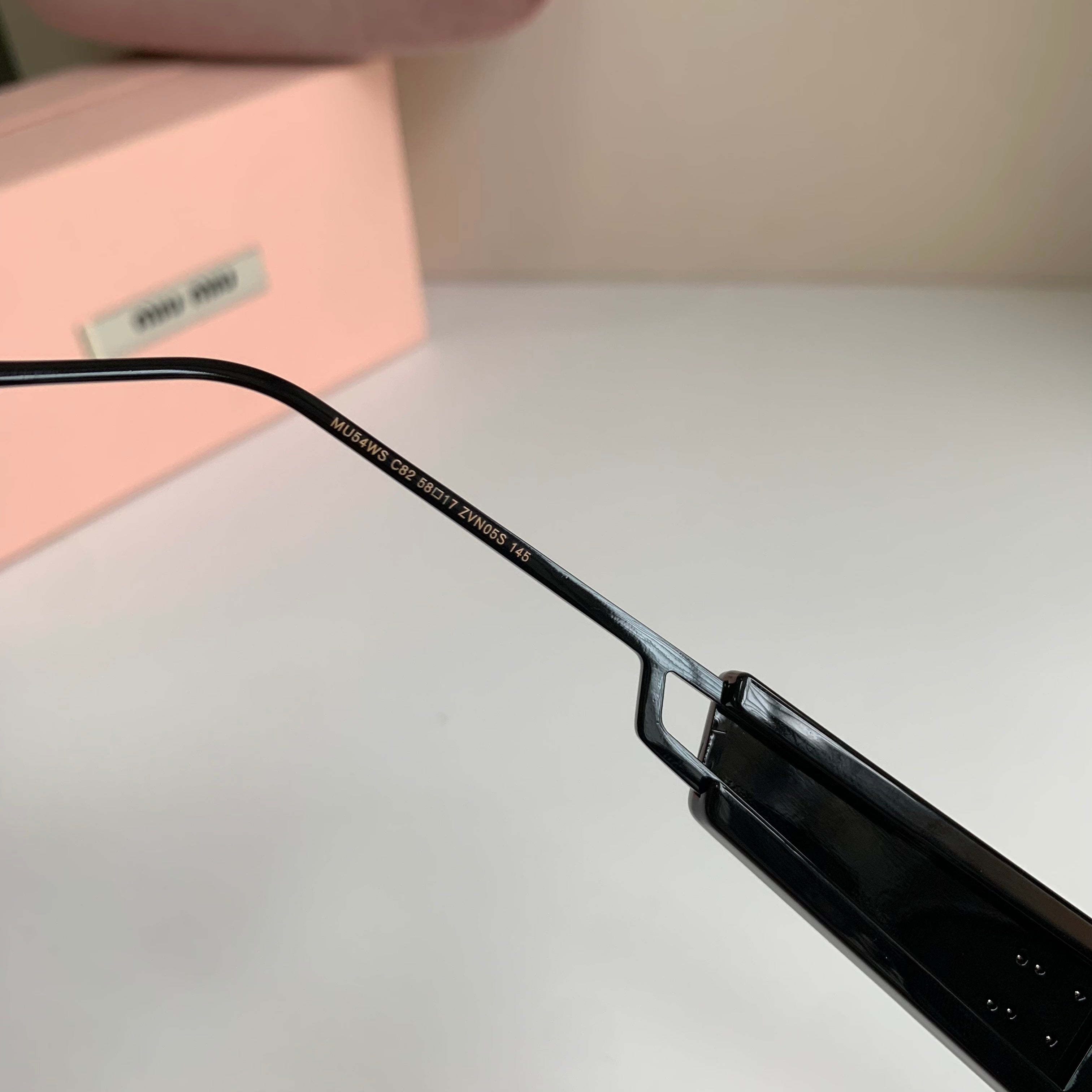 Miu Miu Metal Square Silver Lens Sunglasses for Men & Women - 466125 - detail image 6