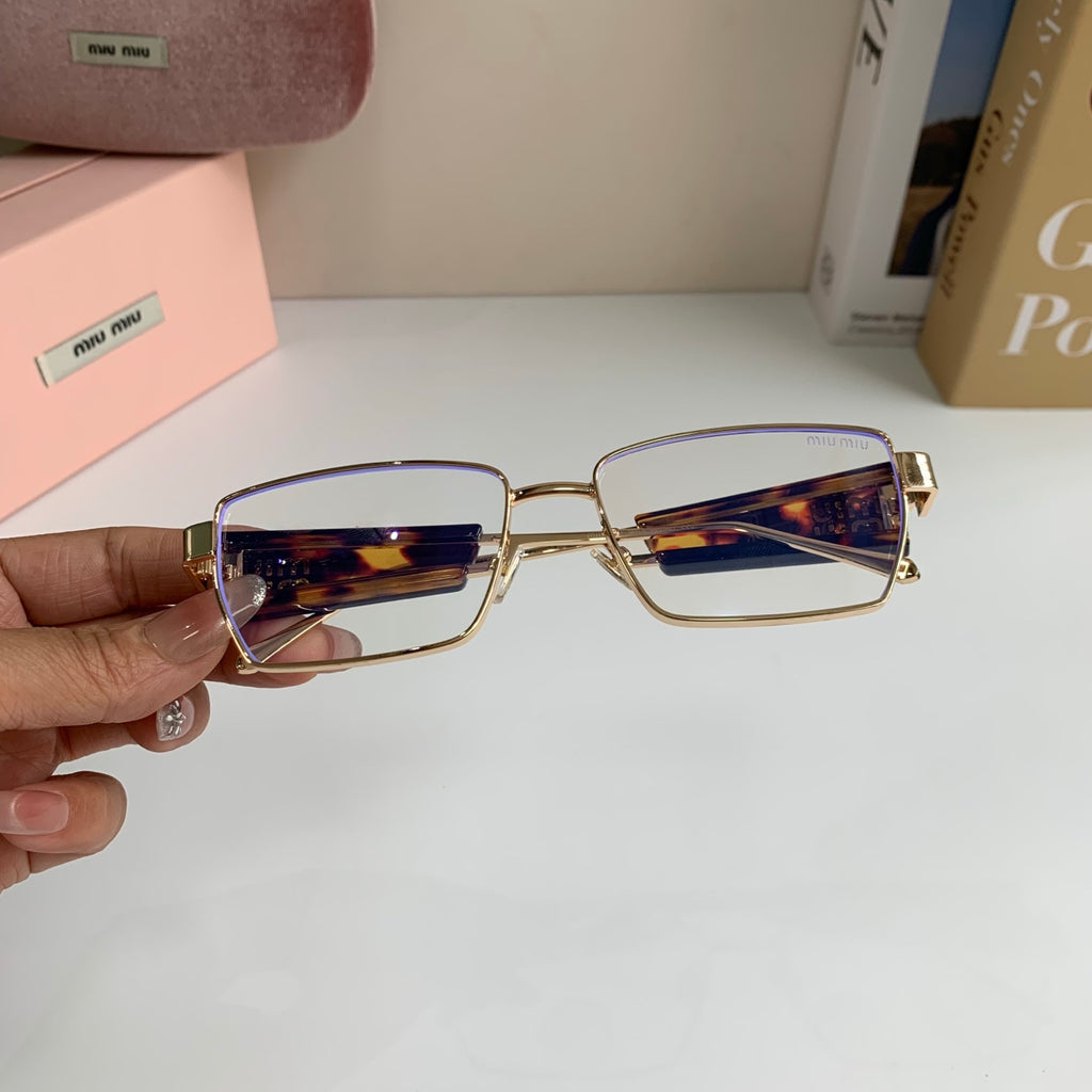 Miu Miu Metal Square Silver Lens Sunglasses for Men & Women - 466127 - detail image 3
