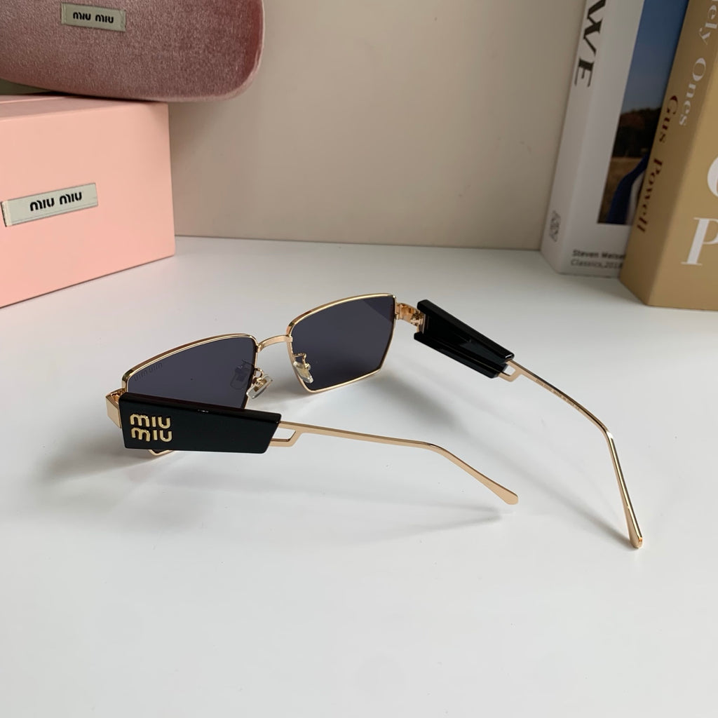 Miu Miu Metal Square Silver Lens Sunglasses for Men & Women - 466129 - detail image 6
