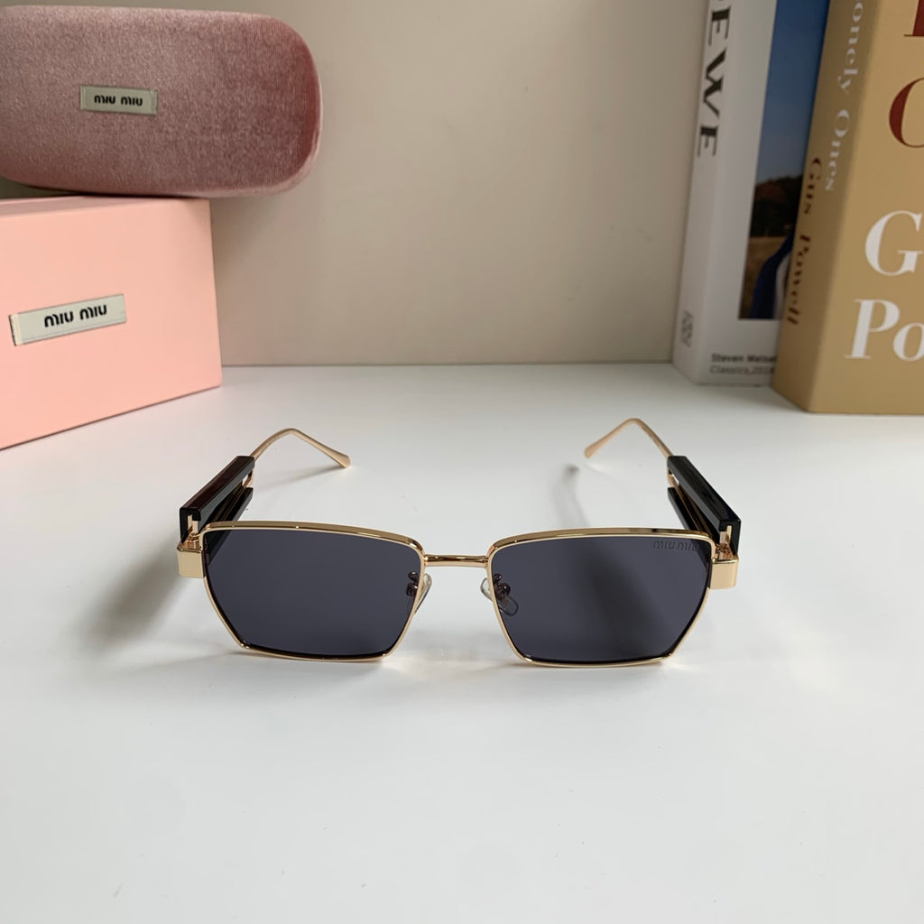 Miu Miu Metal Square Silver Lens Sunglasses for Men & Women - 466129 - detail image 5