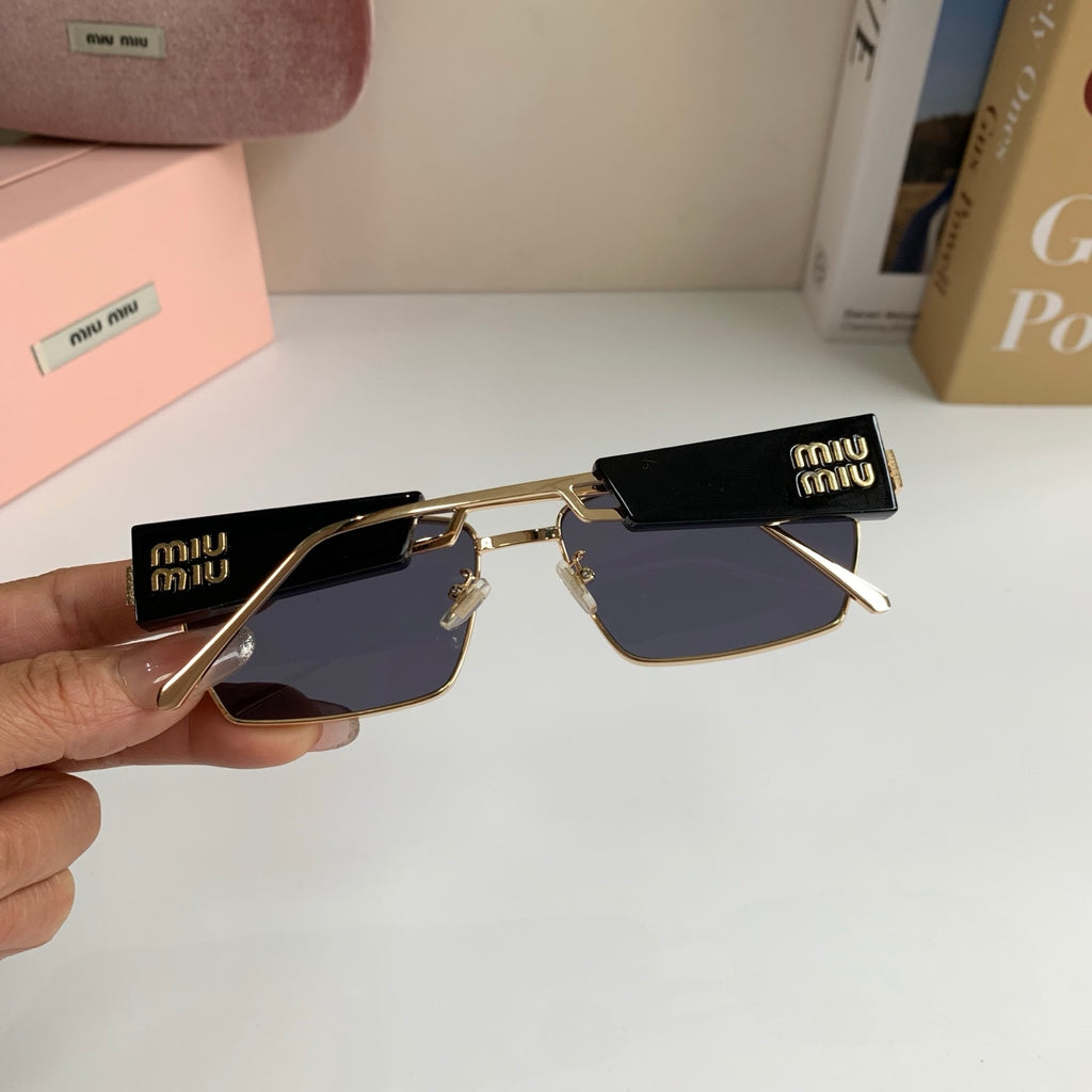Miu Miu Metal Square Silver Lens Sunglasses for Men & Women - 466129 - detail image 7