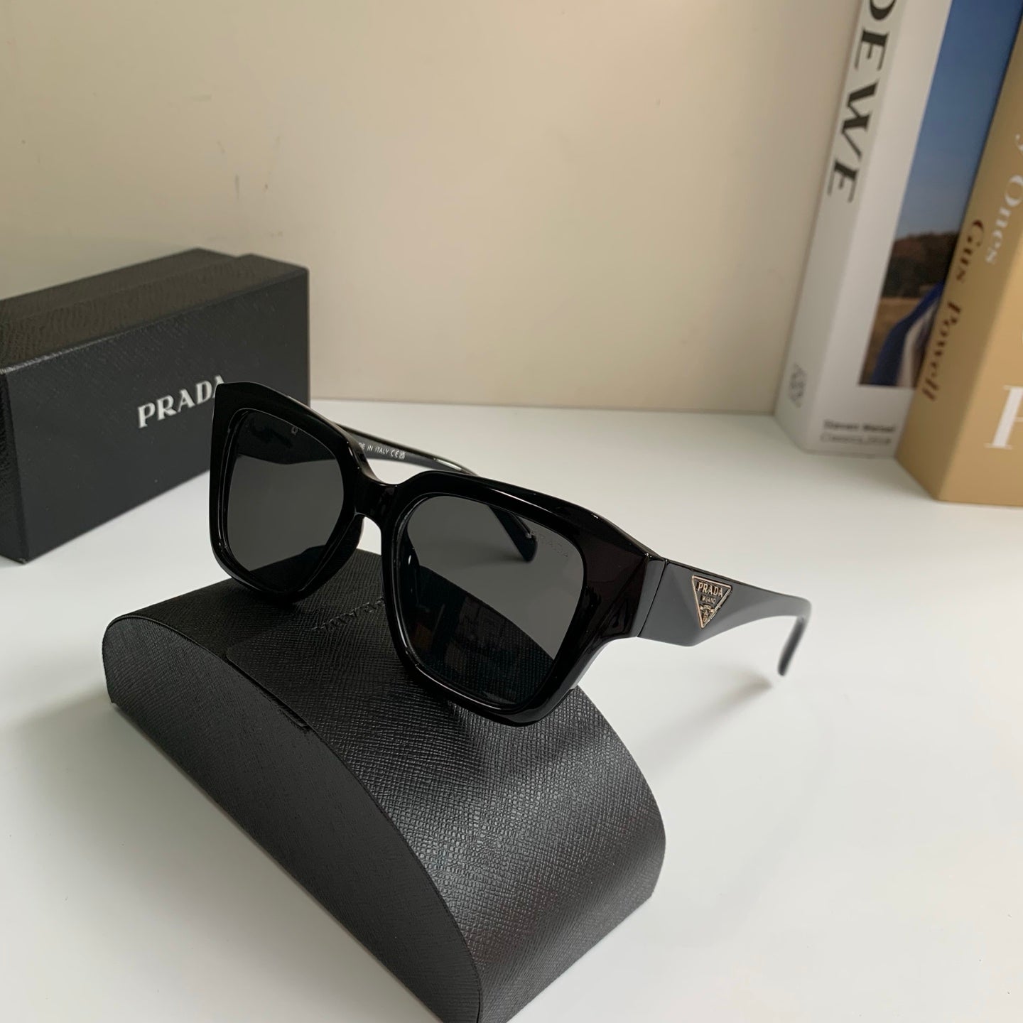 Prada Fashion Black Lens Sunglasses for Men & Women - 382593 - detail image 5