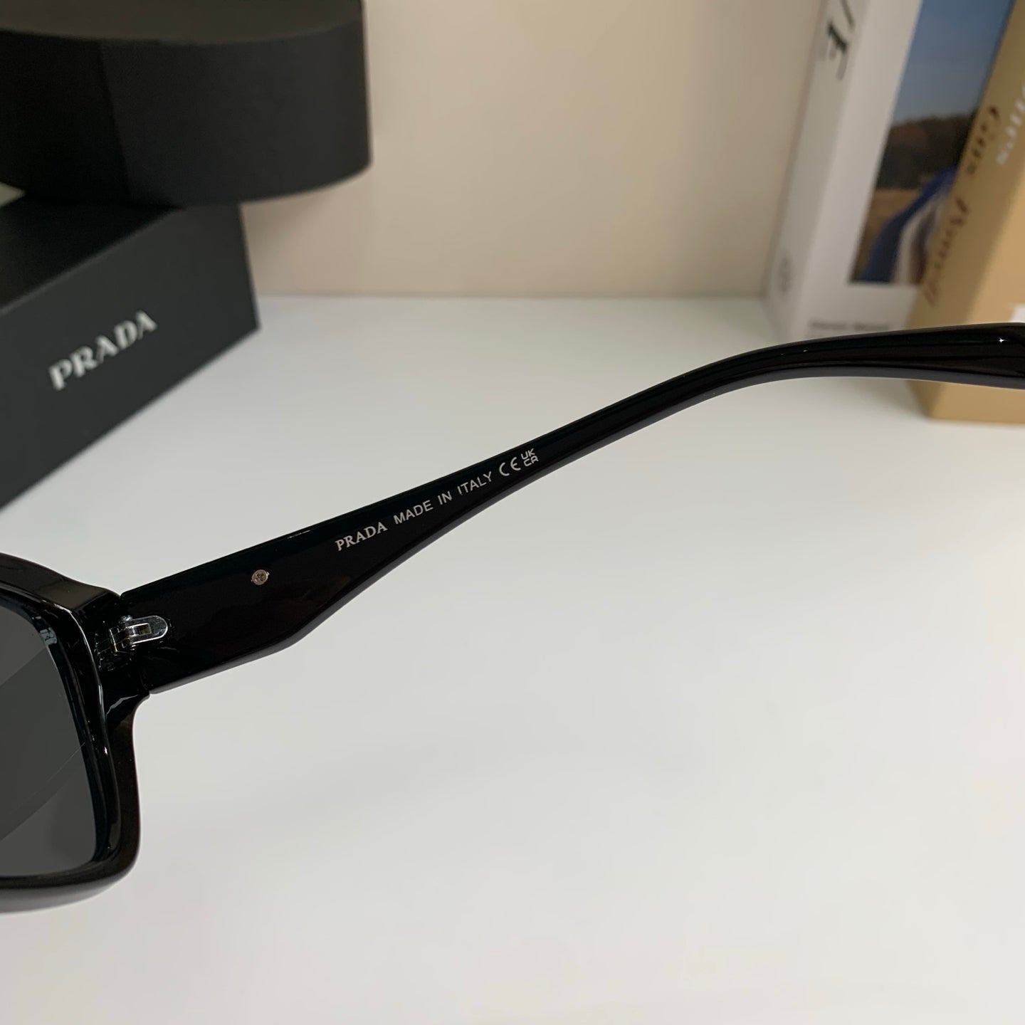 Prada Fashion Black Lens Sunglasses for Men & Women - 382593 - detail image 6