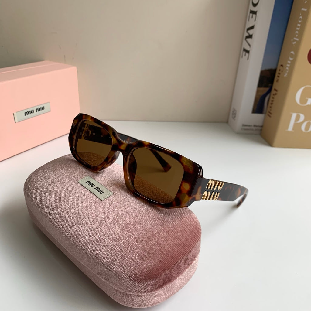 Miu Miu Square Black Lens Sunglasses for Men & Women - 399250 - detail image 5