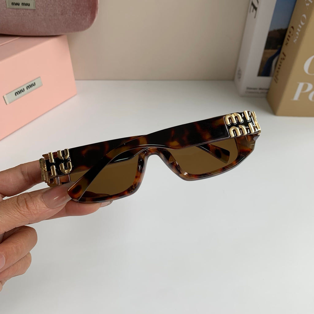 Miu Miu Square Black Lens Sunglasses for Men & Women - 493738 - detail image 8