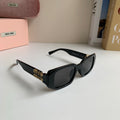 Miu Miu Square Black Lens Sunglasses for Men & Women