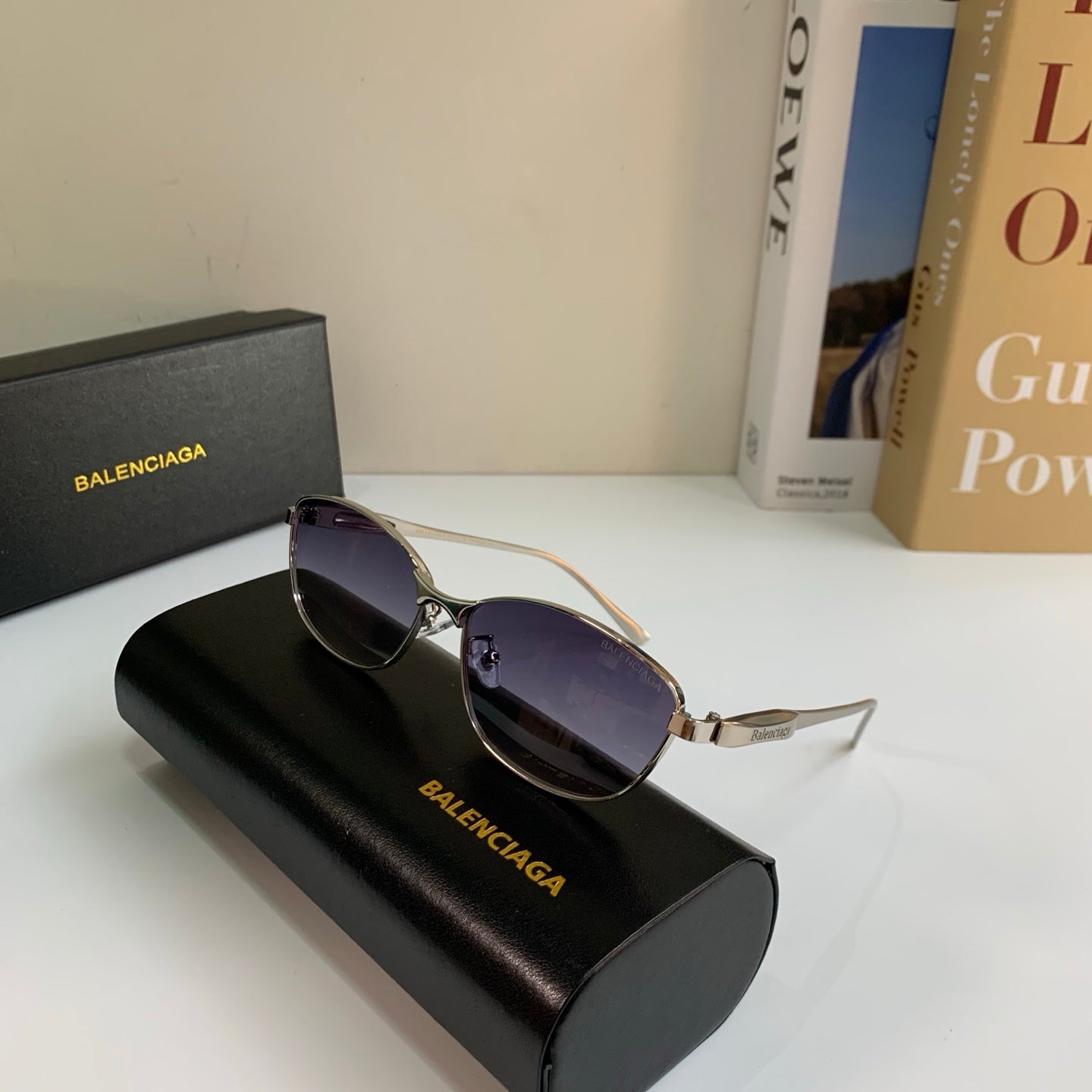Balenciaga Fashion Silver Lens Sunglasses for Men & Women - 487533 - detail image 4