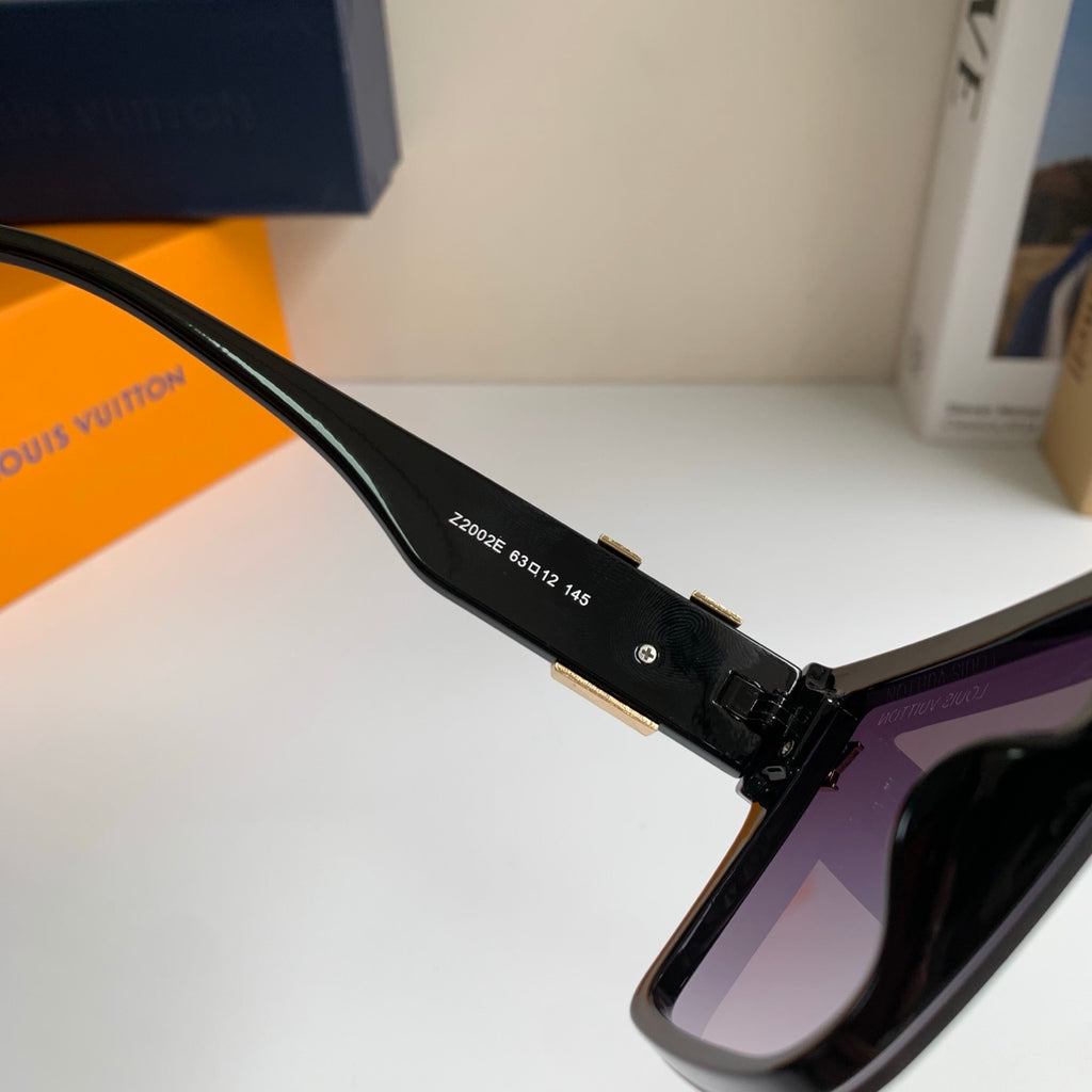 Louis Vuitton Square Black Lens Sunglasses for Men & Women - 414938 - detail image 6