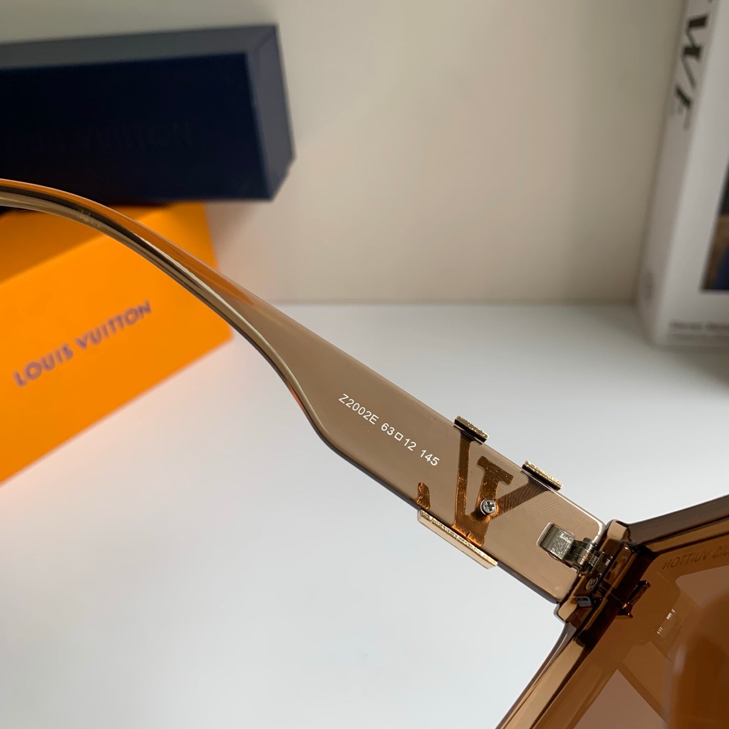 Louis Vuitton Square Brown Lens Sunglasses for Men & Women - 414939 - detail image 6