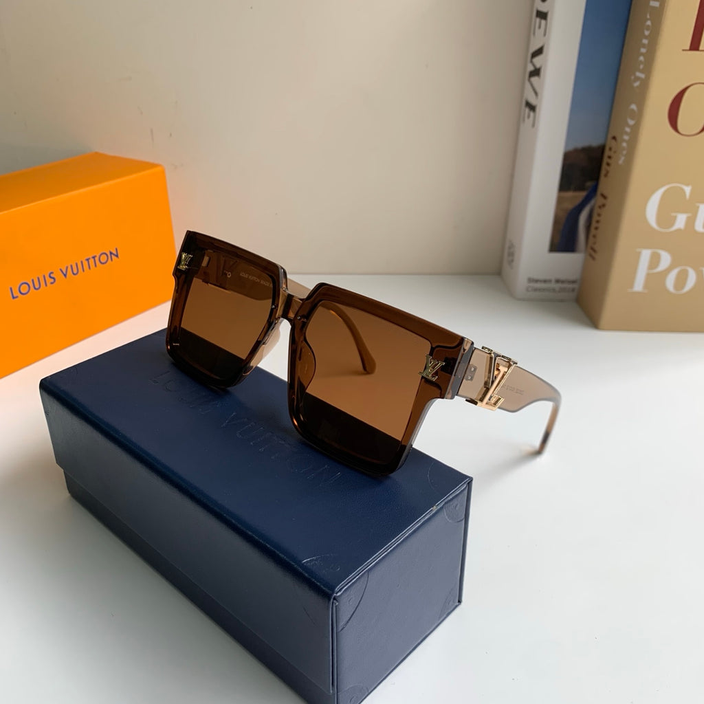 Louis Vuitton Square Brown Lens Sunglasses for Men & Women - 414939 - detail image 5