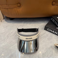 Miu Miu Blue-Light Fashion Silver Sun Visor for Men & Women - 493735