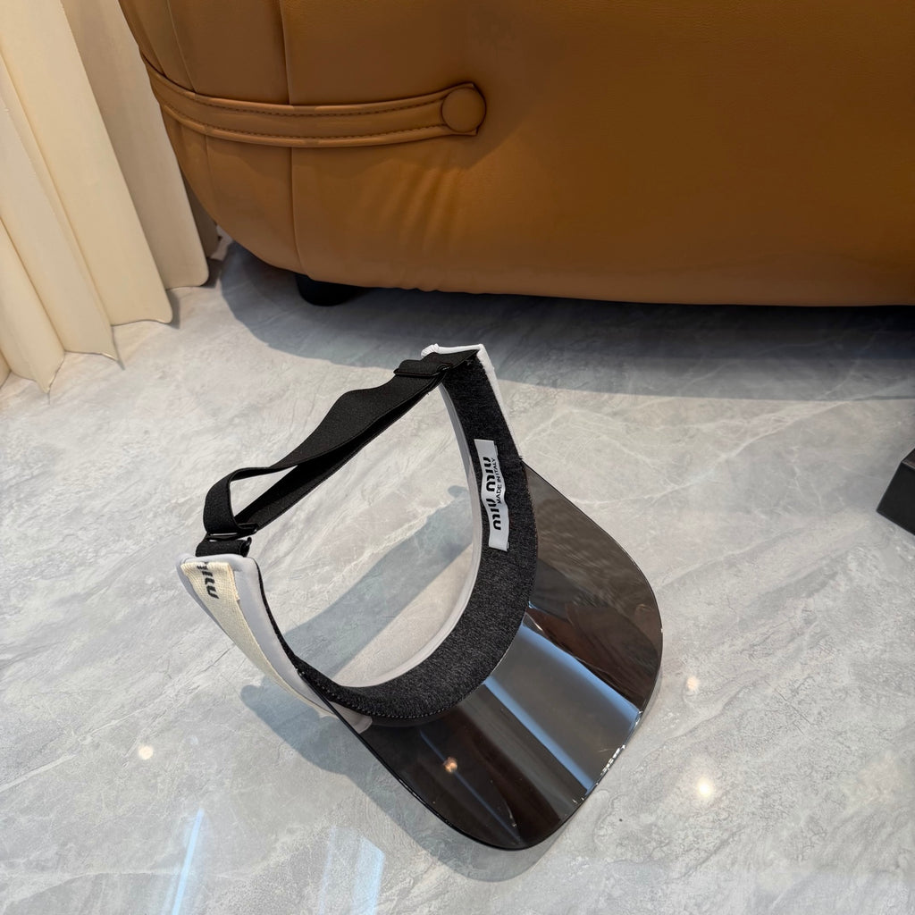Miu Miu Blue-Light Fashion Silver Sun Visor for Men & Women - 493736 - detail image 3