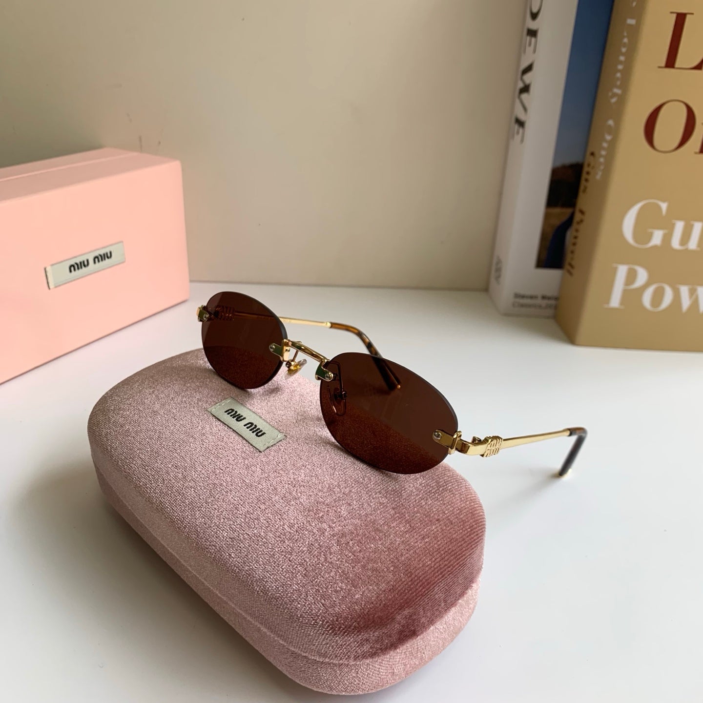 Miu Miu Round Silver Lens Sunglasses for Men & Women - 432587 - detail image 5