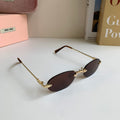Miu Miu Round Silver Lens Sunglasses for Men & Women - 432587