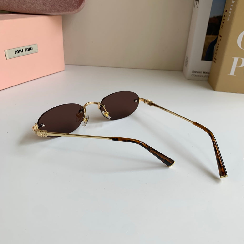 Miu Miu Round Silver Lens Sunglasses for Men & Women - 432587 - detail image 8