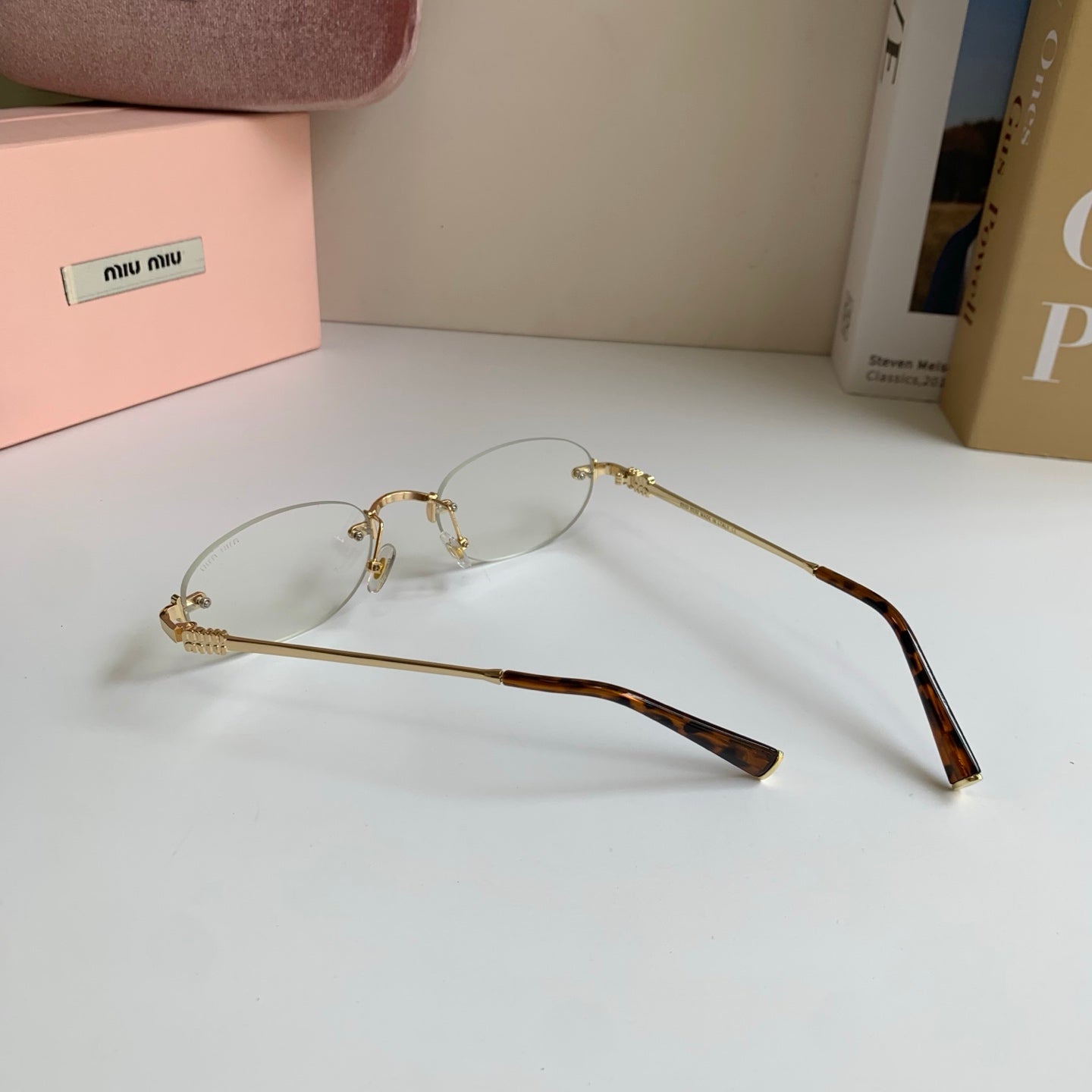 Miu Miu Round Silver Lens Sunglasses for Men & Women - 432588 - detail image 8
