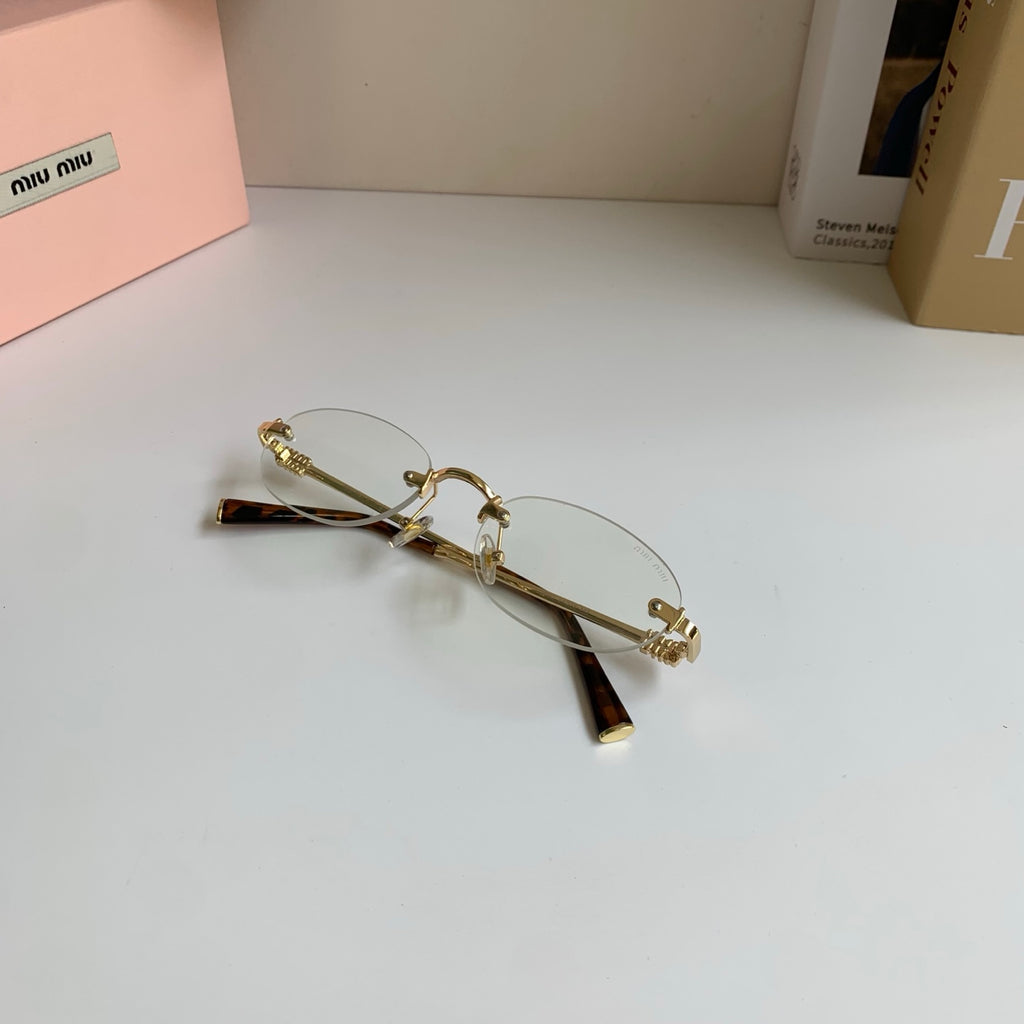 Miu Miu Round Silver Lens Sunglasses for Men & Women - 432588 - detail image 4