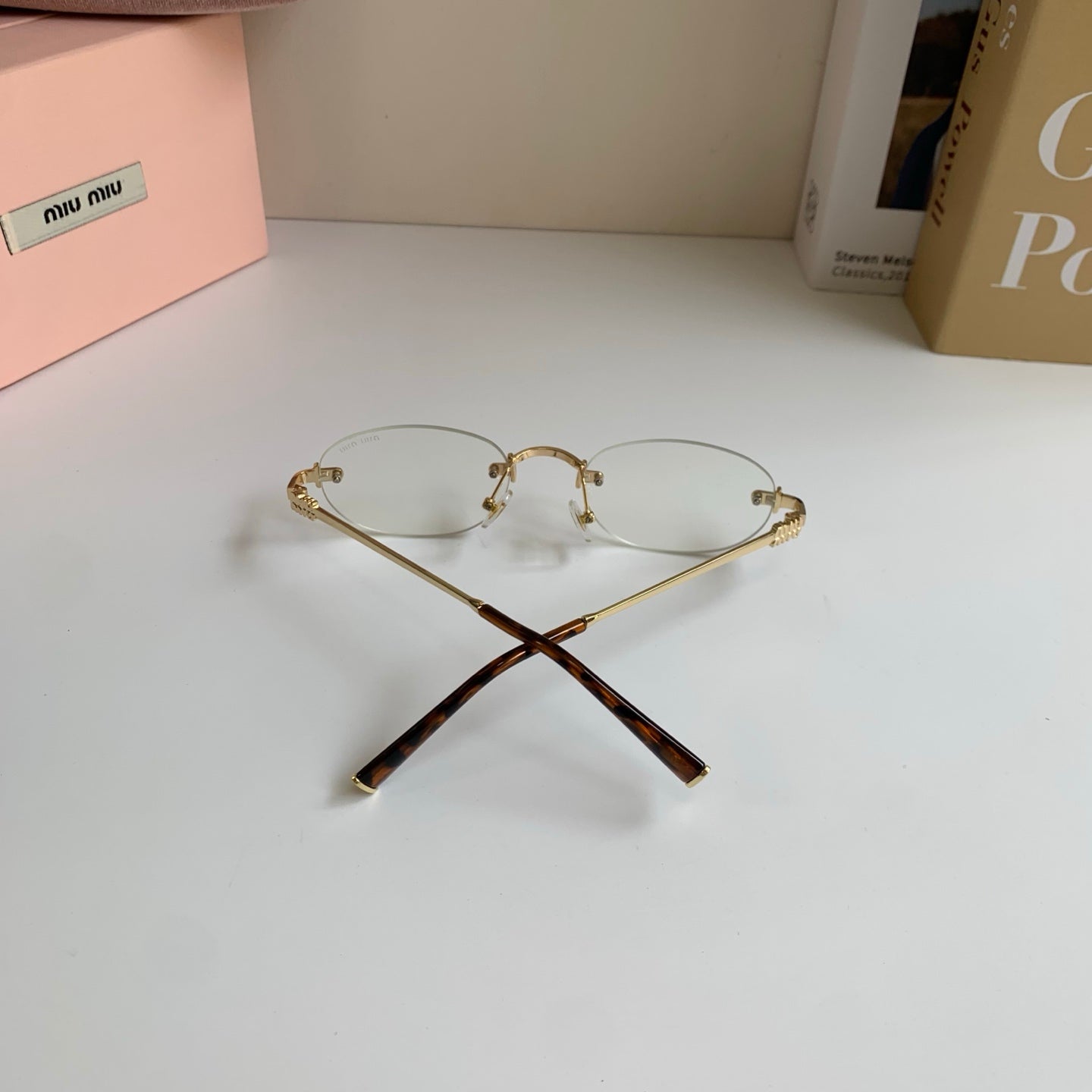 Miu Miu Round Silver Lens Sunglasses for Men & Women - 432588 - detail image 7