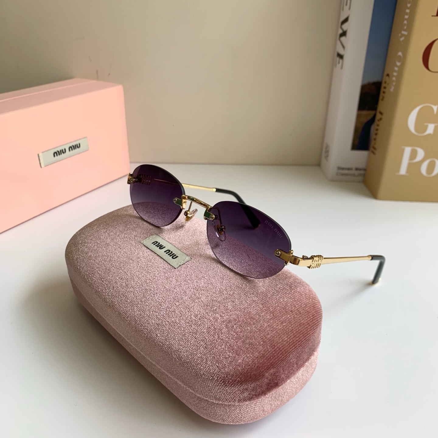 Miu Miu Round Silver Lens Sunglasses for Men & Women - 432589 - detail image 4