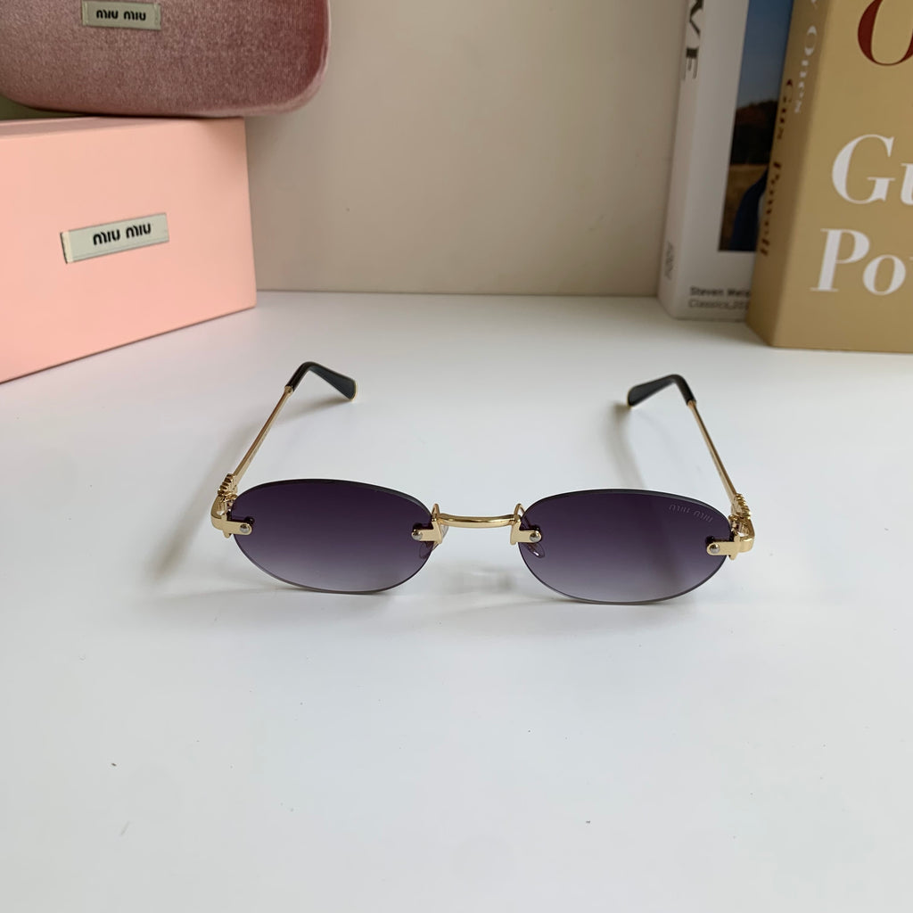 Miu Miu Round Silver Lens Sunglasses for Men & Women - 432589 - detail image 5