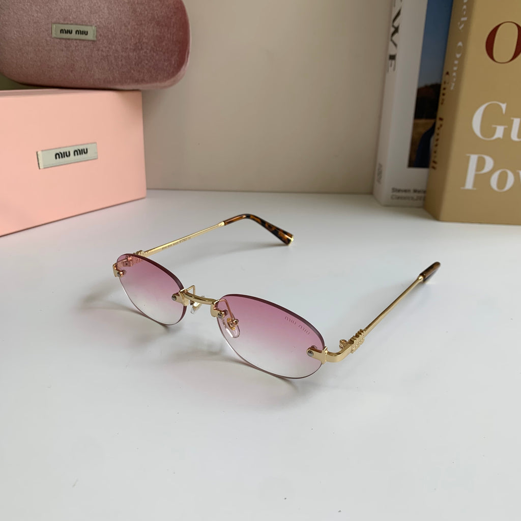 Miu Miu Round Silver Lens Sunglasses for Men & Women - 432590 - detail image 2