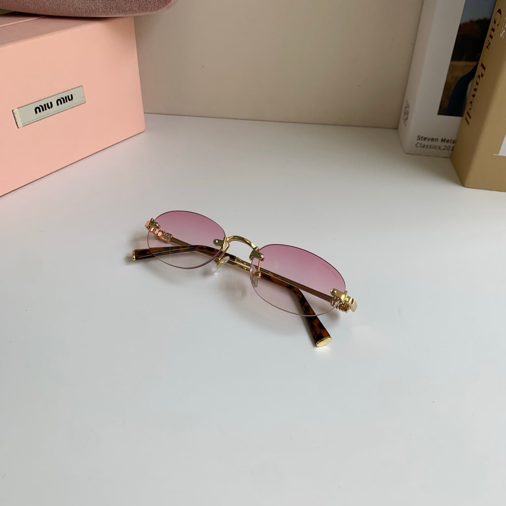 Miu Miu Round Silver Lens Sunglasses for Men & Women - 432590 - detail image 3