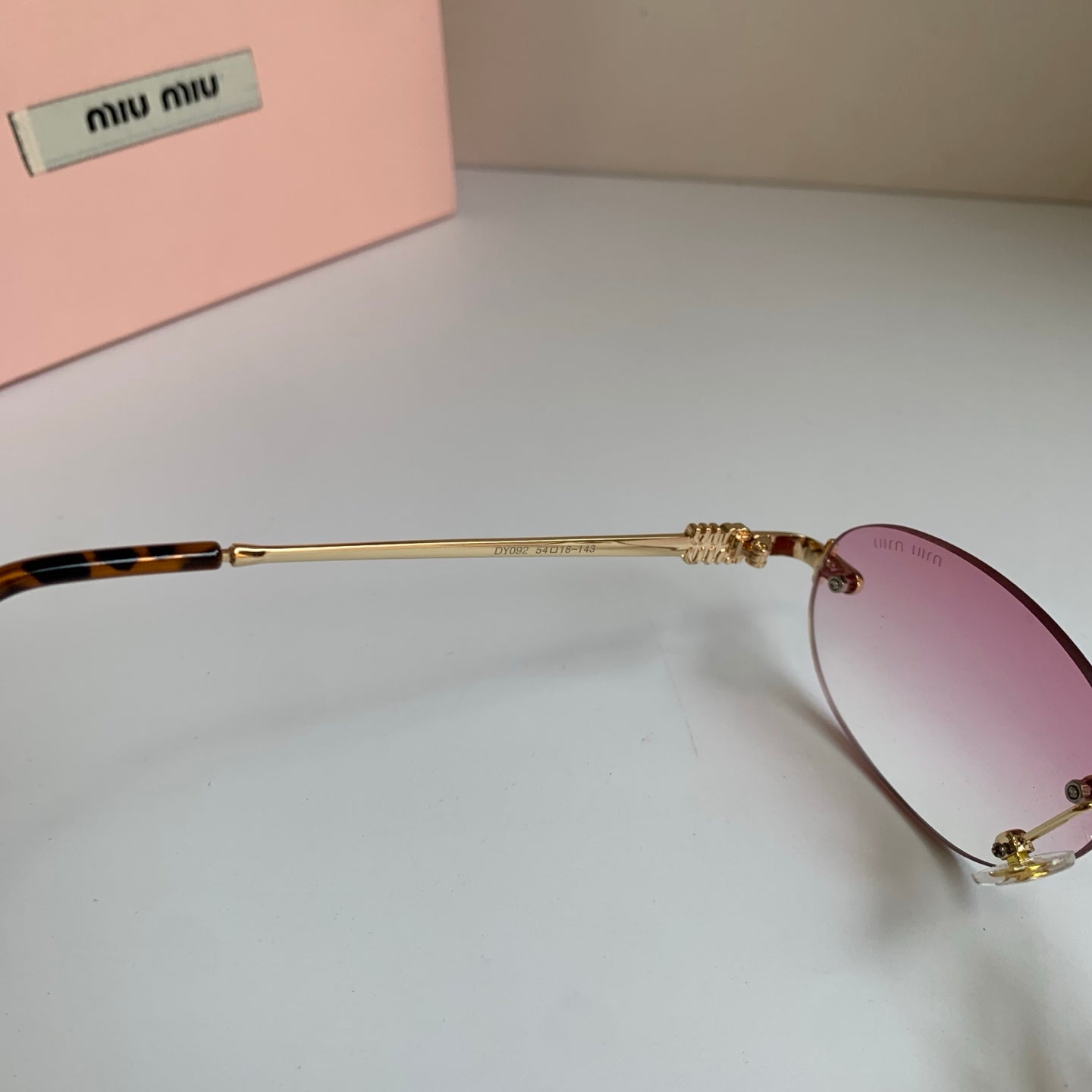 Miu Miu Round Silver Lens Sunglasses for Men & Women - 432590 - detail image 7
