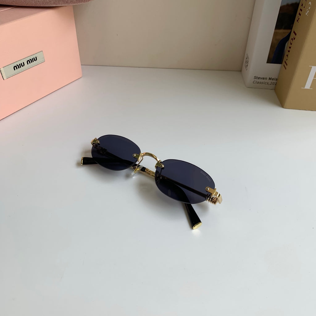 Miu Miu Round Silver Lens Sunglasses for Men & Women - 432591 - detail image 3