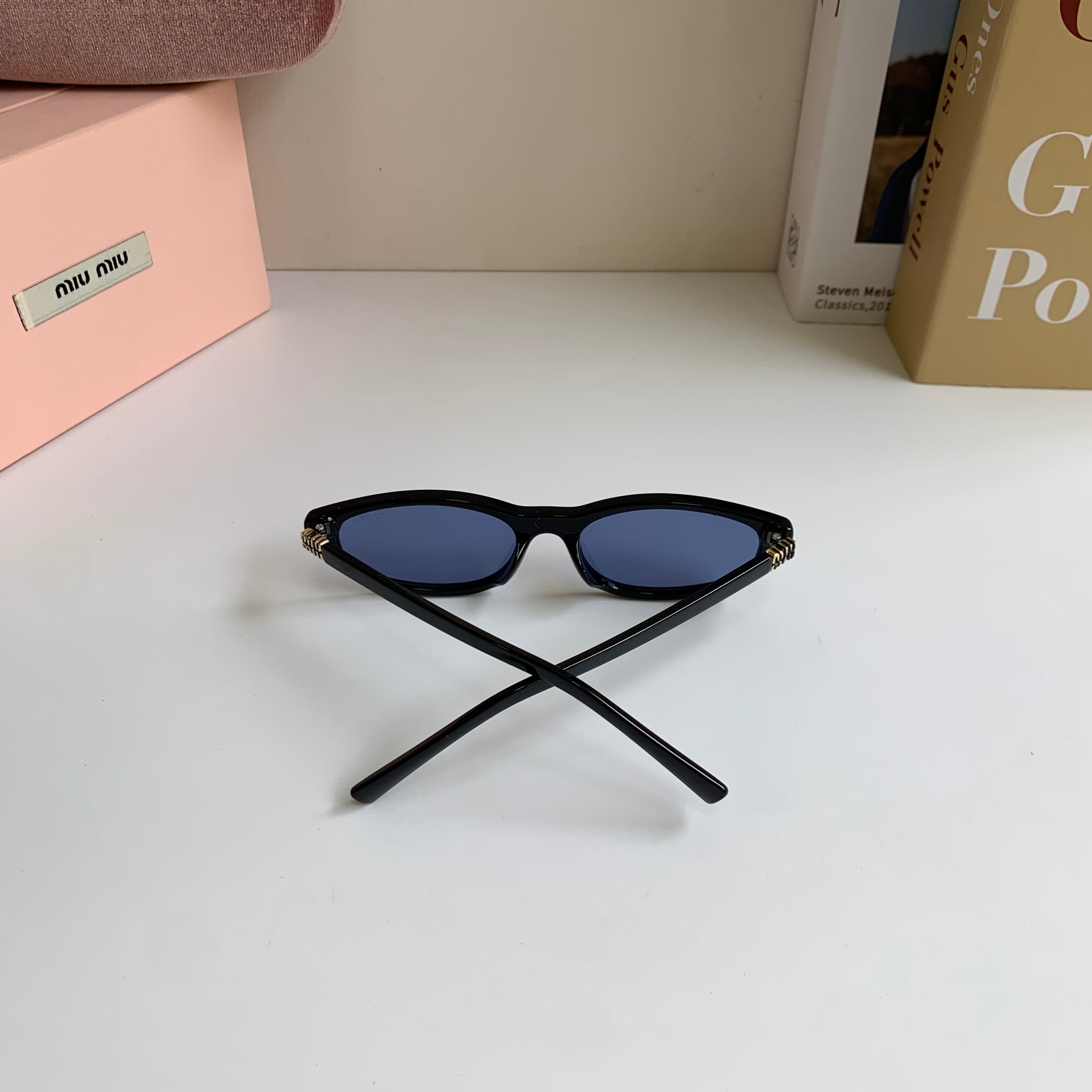 Miu Miu Cat-Eye Silver Lens Sunglasses for Men & Women - 432621 - detail image 6