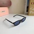 Miu Miu Cat-Eye Silver Lens Sunglasses for Men & Women - 432621
