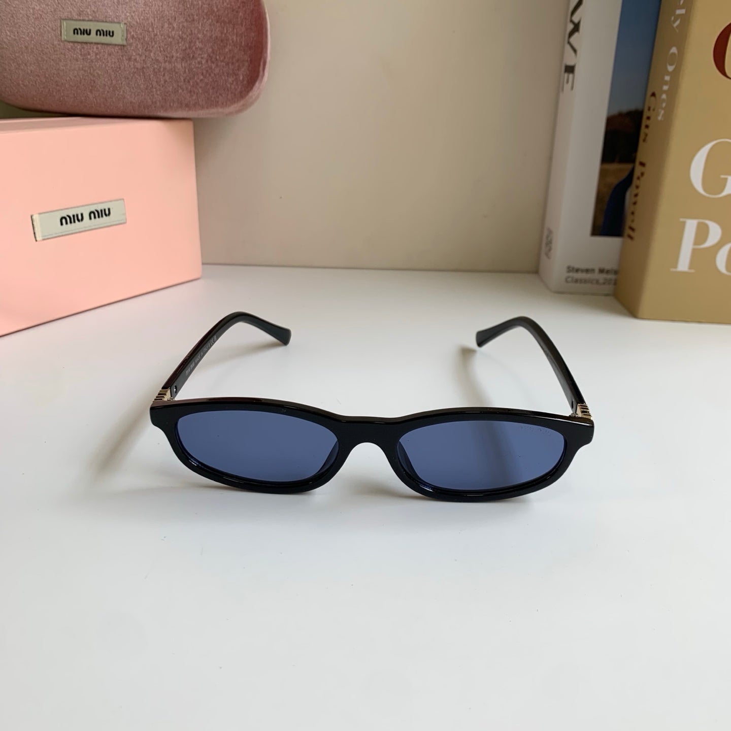 Miu Miu Cat-Eye Silver Lens Sunglasses for Men & Women - 432621 - detail image 5