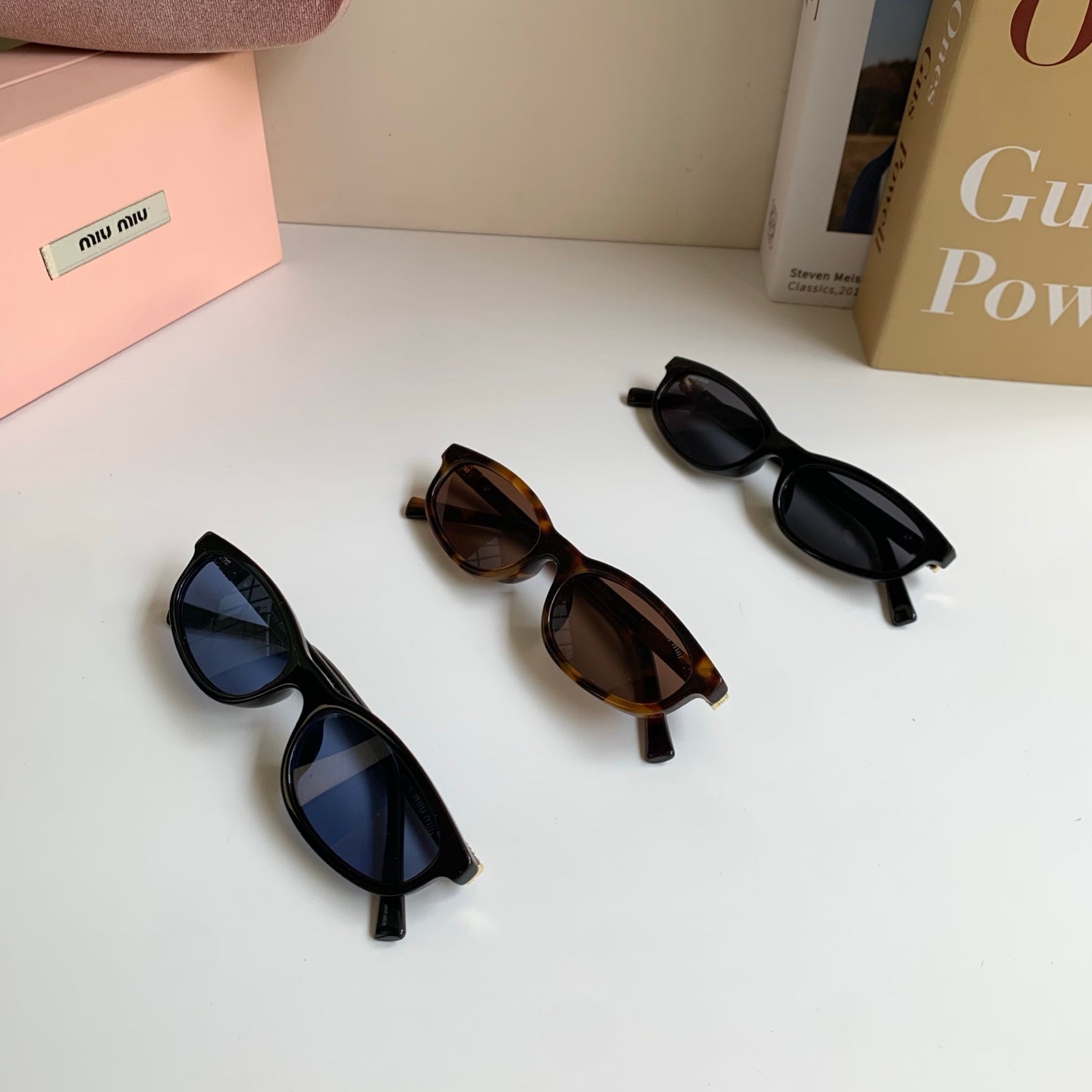 Miu Miu Cat-Eye Silver Lens Sunglasses for Men & Women - 432621 - detail image 10