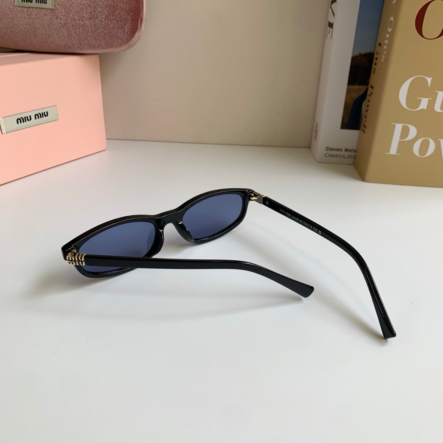 Miu Miu Cat-Eye Silver Lens Sunglasses for Men & Women - 432621 - detail image 9