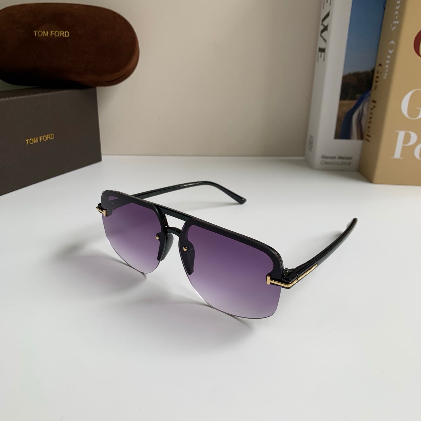 Tom Ford Fashion Silver Lens Sunglasses for Men & Women - 449910 - detail image 2