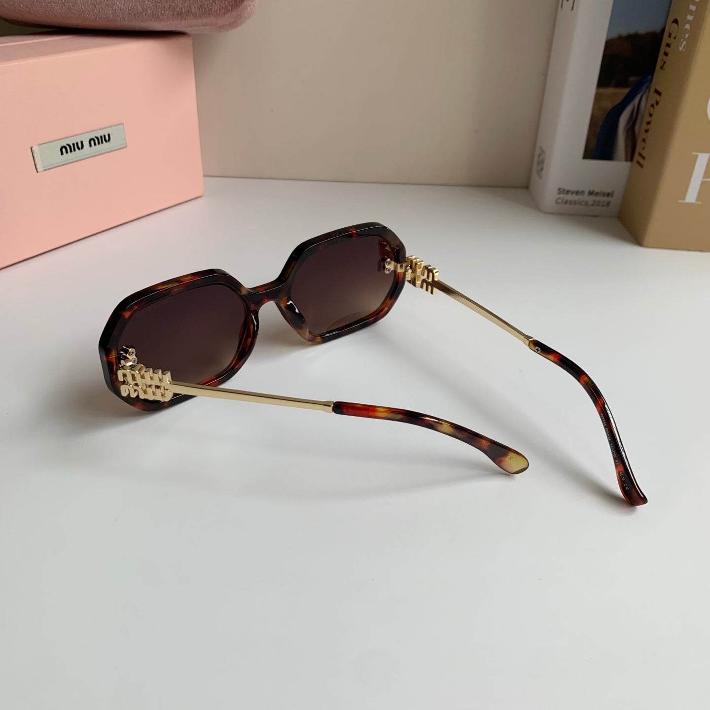 Miu Miu Square Red Lens Sunglasses for Men & Women - 449780 - detail image 8